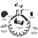 Dog Prong Collar, Adjustable Stainless Steel Training Pinch Collar for Dogs with Comfort Rubber Tips and Quick Snap Buckle Release, Dog Choke Collar for Small Medium Large Dogs